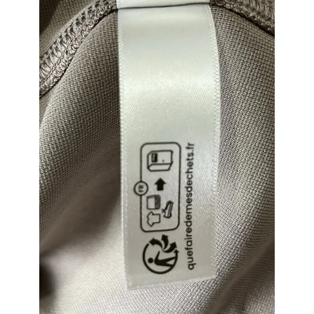 Lululemon Softstreme Pique Oversized Long-Sleeve Polo Shirt Warm Ash Grey Small